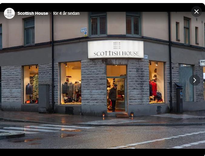 Entrén till Scottish House i Stockholm, en butik som säljer kiltar, västar och skotska accessoarer