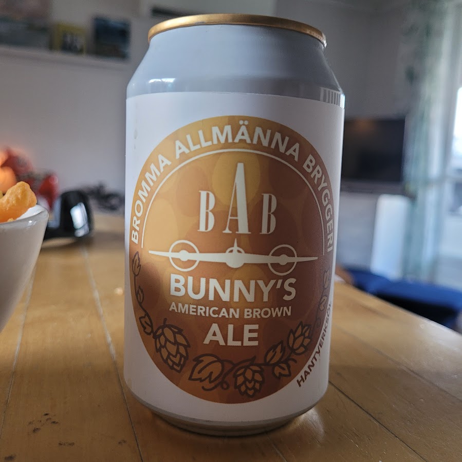 Bunny’s American Brown Ale Bunny’s American Brown Ale från Bromma Allmänna Bryggeri